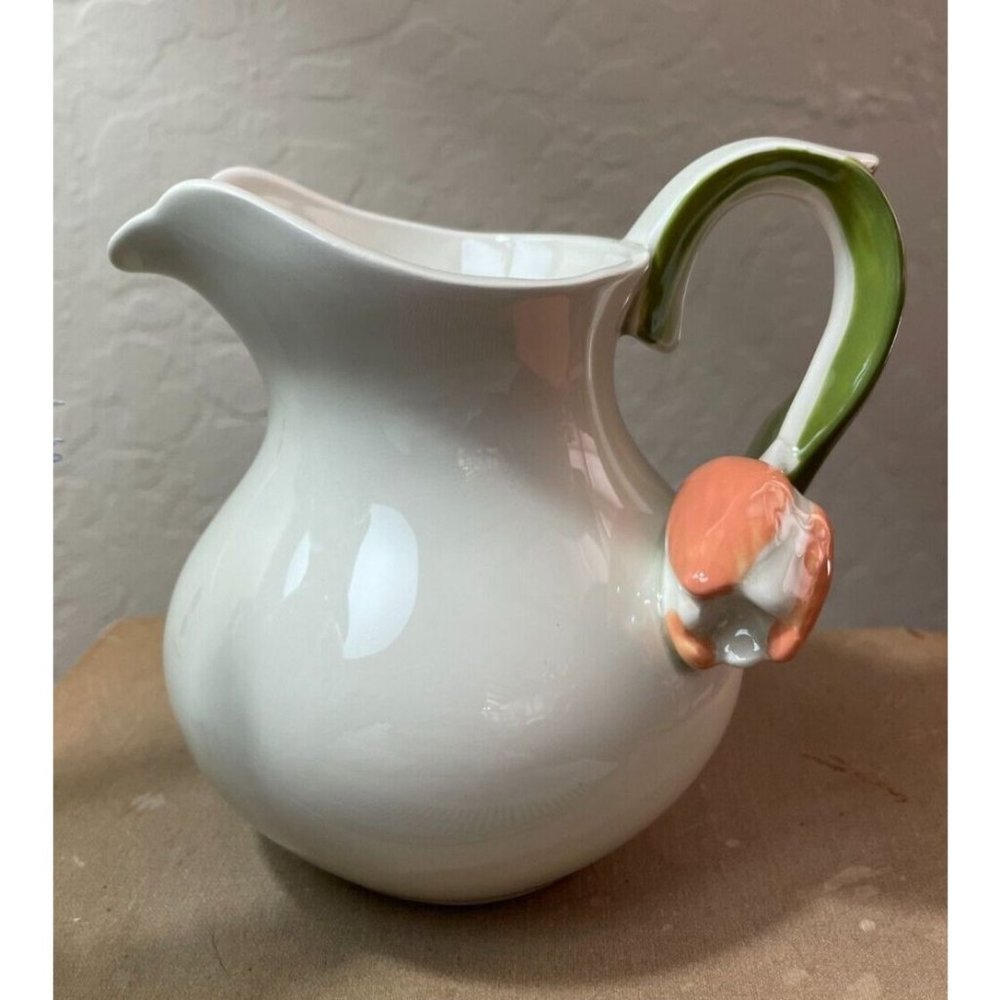 Vintage Goebel Porcelain Ceramic TULIP Pitcher Creamer Germany MINT